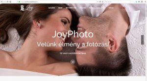 JoyPhoto honlap - PRove Kommunikáció Referencia