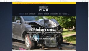 Inter Europe car honlap - PRove Kommunikáció Referencia